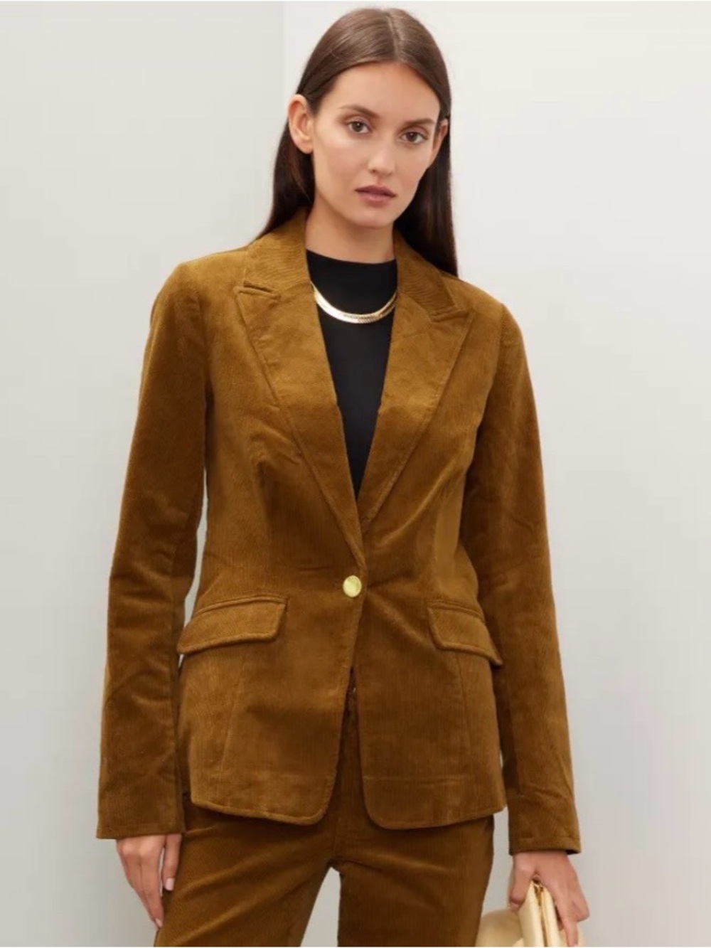 Joe's Jeans Burnt Orange Corduroy Blazer